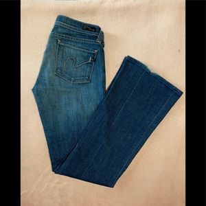 Citizens of Humanity Designer Women Size 26 Flare Denim Jeans Stretch